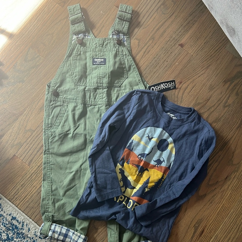 Oshkosh overalls and shirt